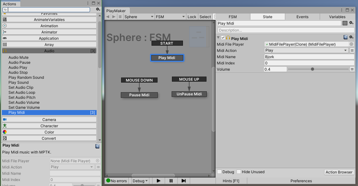 Integration of Midi File Player and Player Maker - Maestro MPTK